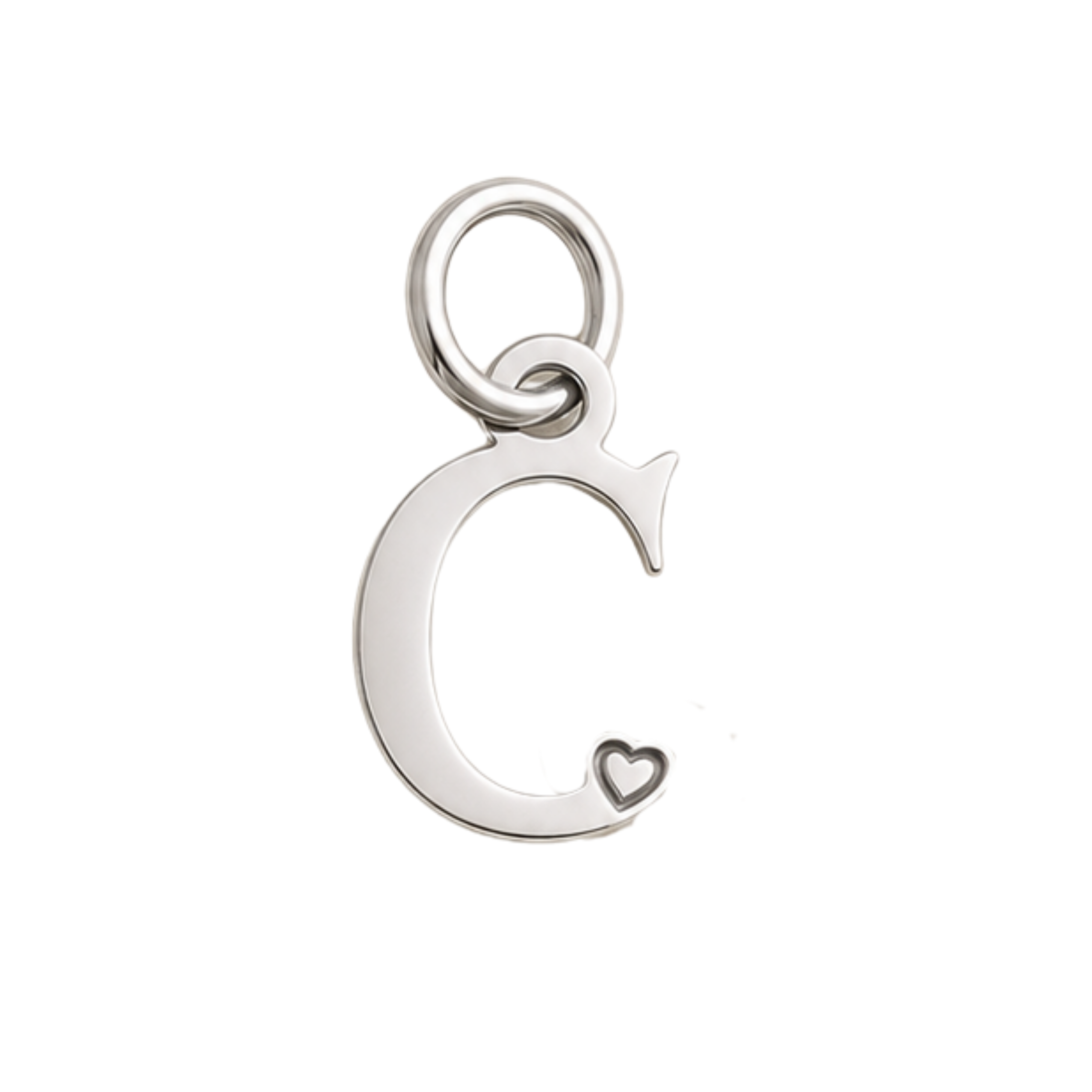 Pingente de Letra Banhada
