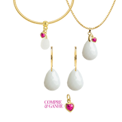 Gota Lapidada com Coração de Mãe
