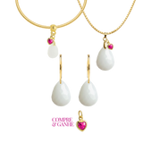 Gota Lapidada com Coração de Mãe