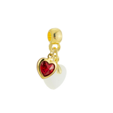 Mini Coração Gordinho com Coração Rubi