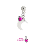 Mini Lua com Coração de Mãe