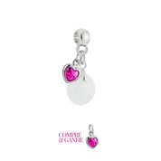 Mini Redondo com Coração de Mãe